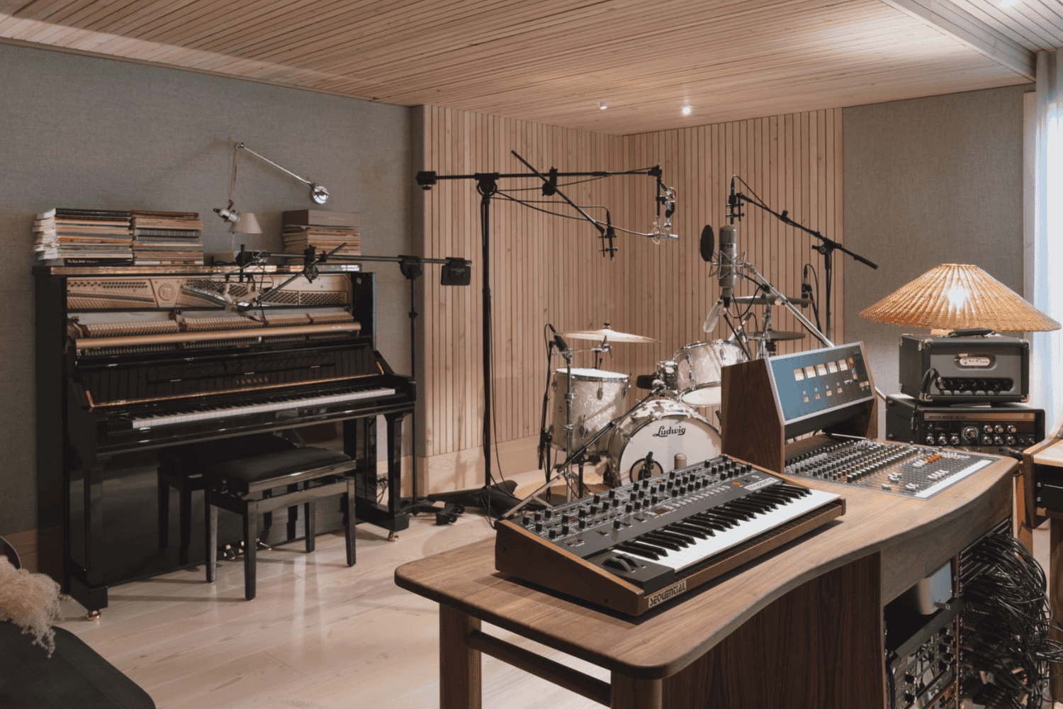 Ducted HVAC system inside Oh Wonder's London studio