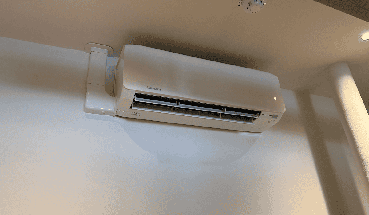 Wall mounted unit inside London studio